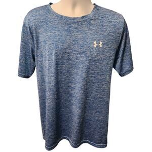 Under Armour Men's XL‎ Heather Blue Loose Fit Athletic Tee Shirt